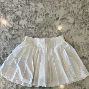 Athleta Girls White Tennis Skirt